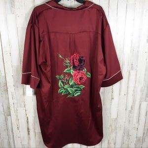 Bed to Brunch Boyfriend Nightshirt Pajamas 1X